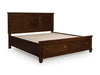 Danabrin Twin Panel Bed - Brown/Beige