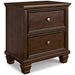Danabrin Twin Panel Bed - Brown/Beige