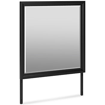Lanolee King Panel Bed - Black/Gray