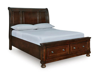 Porter Queen Panel Bed - Brown/Beige