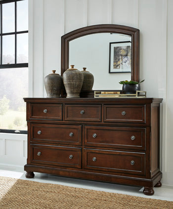 Porter Queen Panel Bed - Brown/Beige