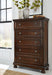 Porter Queen Panel Bed - Brown/Beige