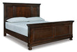 Porter Queen Panel Bed - Brown/Beige