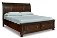 Porter Queen Panel Bed - Brown/Beige