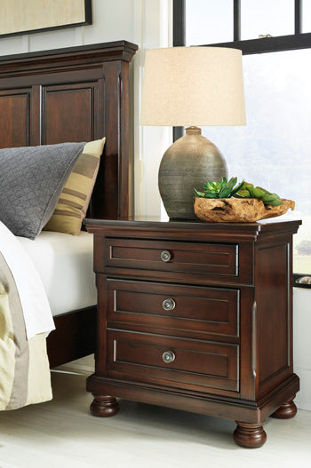 Porter Queen Panel Bed - Brown/Beige