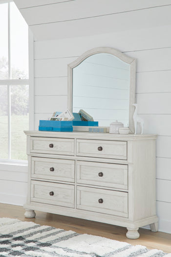 Robbinsdale King Sleigh Bed with Storage - White