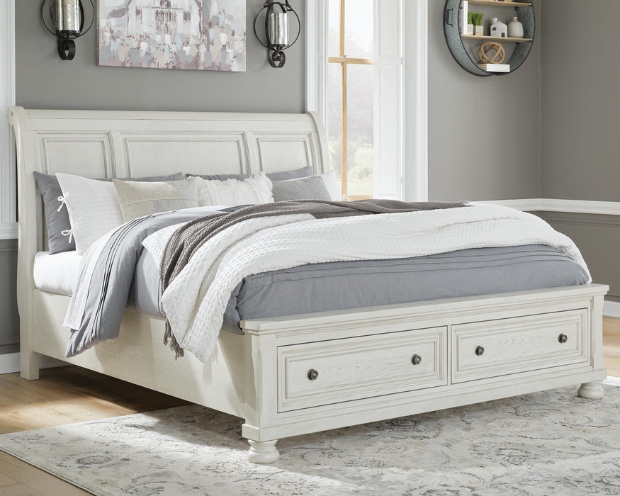 Robbinsdale Sleigh Bed with Storage