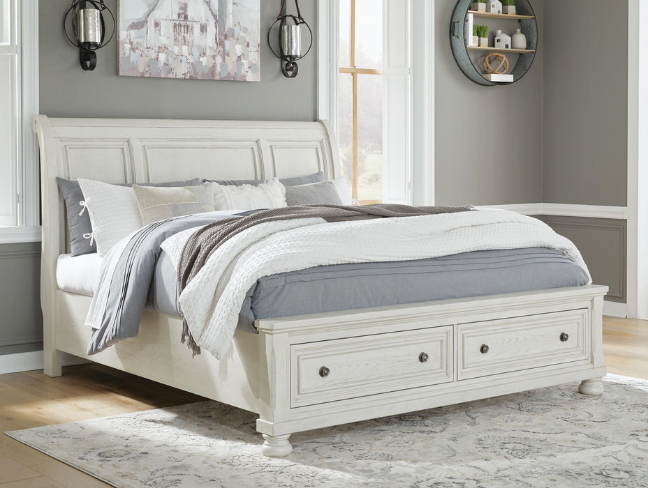 Robbinsdale Sleigh Bed with Storage