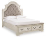 Realyn Full Panel Bed - White