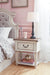 Realyn Full Panel Bed - White;Brown/Beige