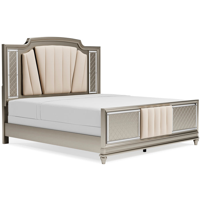 Chevanna California King Upholstered Panel Bed