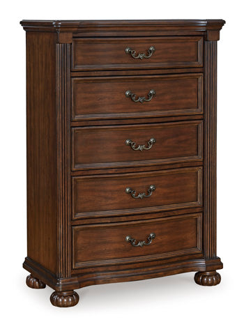 Lavinton California King Poster Bed - Brown/Beige