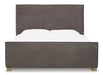 Krystanza California King Upholstered Panel Bed