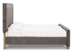 Krystanza California King Upholstered Panel Bed