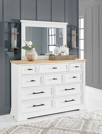 Ashbryn King Panel Storage Bed - White