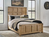 Ridgester Panel Bed - Light Brown