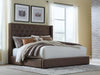 Lavernty Upholstered Storage Bed - Coffee