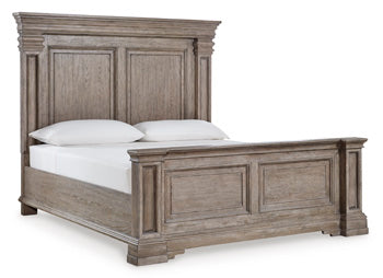 Blairhurst King Panel Bed - Black/Gray;Brown/Beige