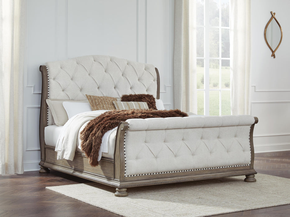 Ardenfield California King Upholstered Sleigh Bed