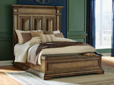 Cama con canapé y panel Frantanna Queen