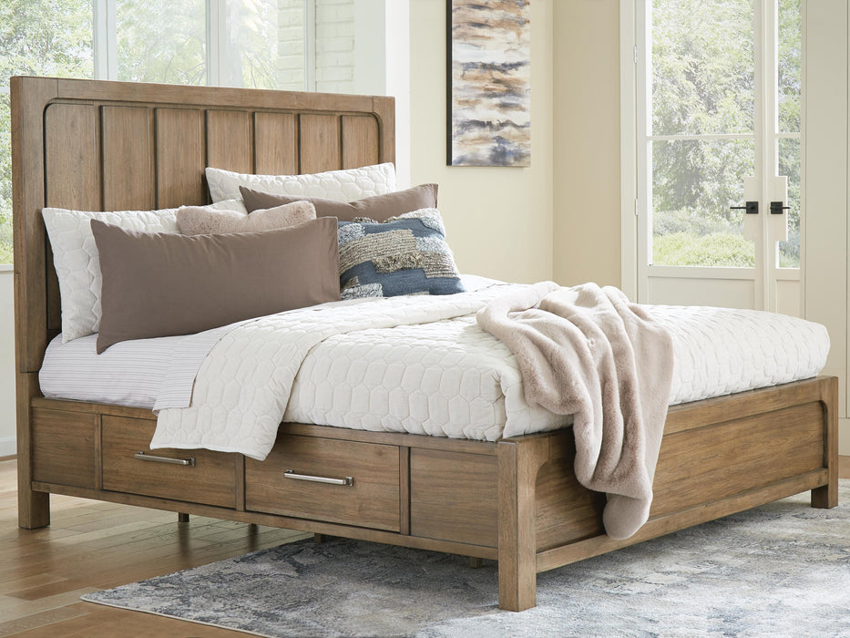 Cabalynn California King Panel Bed with Storage