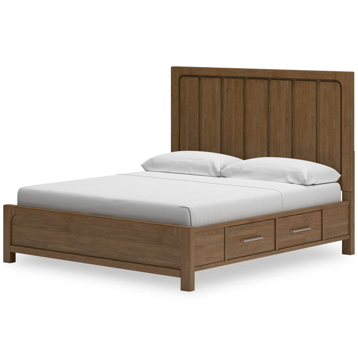Cabalynn California King Panel Bed with Storage