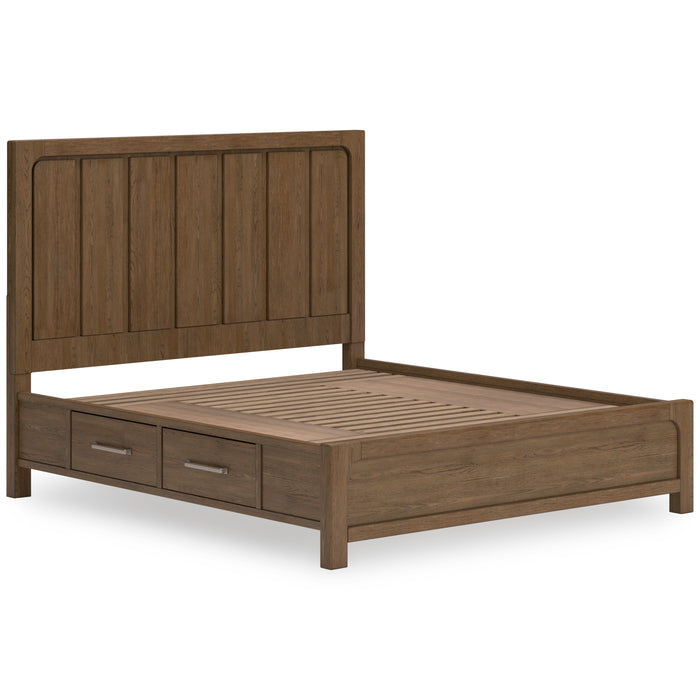 Cabalynn California King Panel Bed with Storage