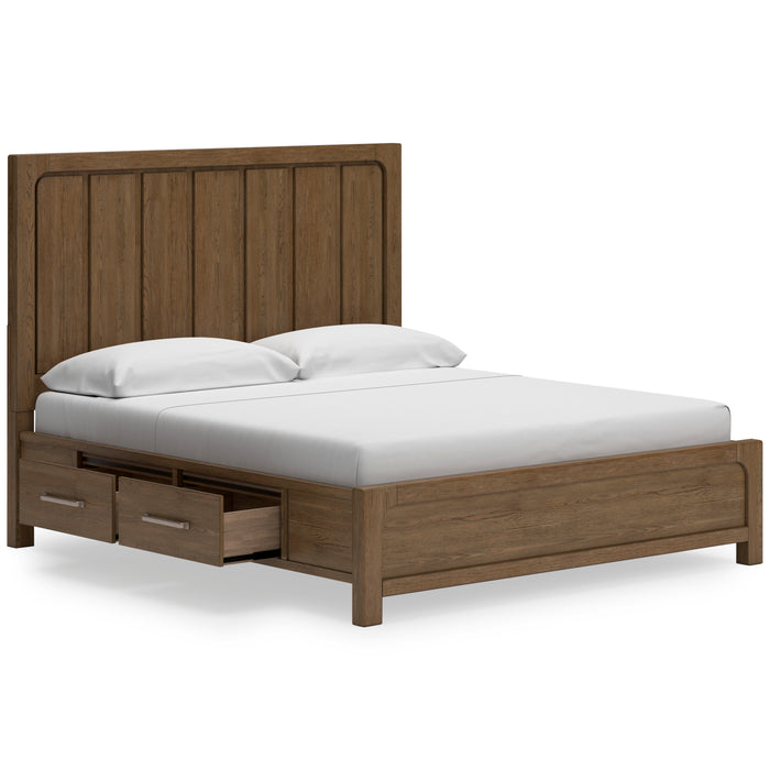 Cabalynn California King Panel Bed with Storage