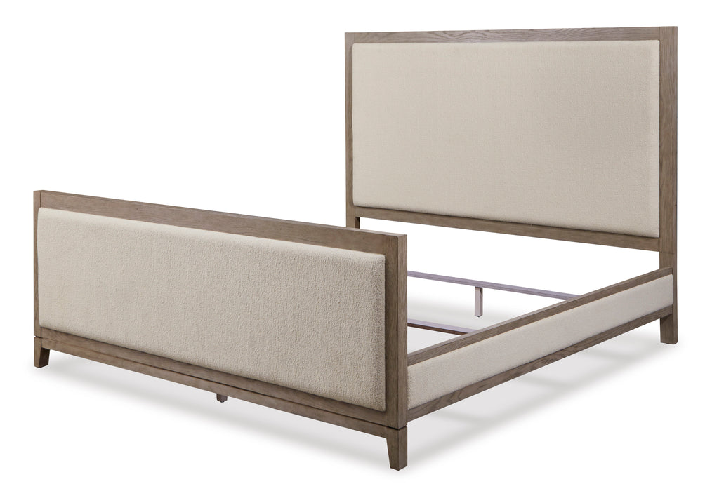 Chrestner California King Upholstered Panel Bed