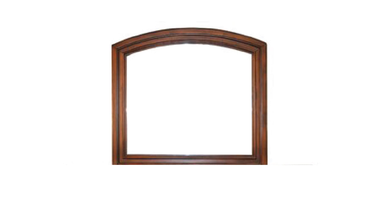 Baltimore Mirror – Baltimore Mirror Walnut by Galaxy Home Furnishings