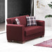 Ottomanson Barato Collection Upholstered Convertible Loveseat with Storage