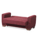 Ottomanson Barato Collection Upholstered Convertible Loveseat with Storage