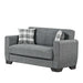 Ottomanson Barato Collection Upholstered Convertible Loveseat with Storage