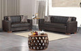 Barato - Brown Pu Living Room Set