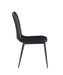 Tufted Back Side Chair w/ Steel Legs - 4 Per Box BEATRIZ-SC-BLK-BLK