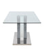 Contemporary Glass Top Dining Table BECKY-DT