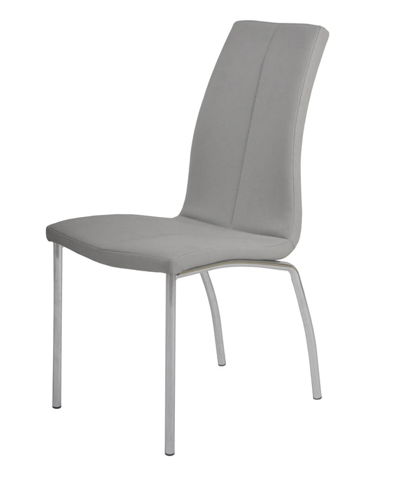 Contemporary Curved Back Side Chair - 4 per box BECKY-SC-GRY