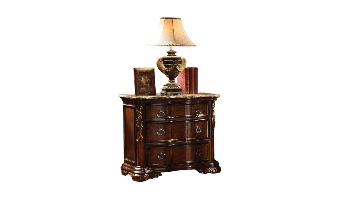 Bella Nightstand – Bella Nightstand Walnut by Galaxy Home Furnishings