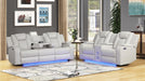 Benz Living Room Set – Benz 2 Pc Living Room Set in Ice by Galaxy Home Furnishings