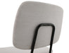 Contemporary Side Chair w/ Diamond Stitched Back - 4 per box BERTHA-SC-GRY