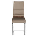 Cantilever Side Chair w/ Back Cushion - 2 per box BETHANY-SC-TPE