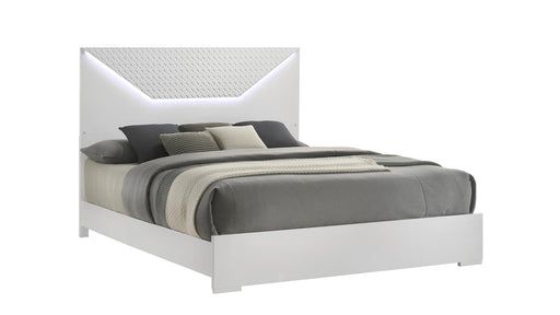 Blanca Bed – Blanca King Bed in White by Galaxy Home Furnishings