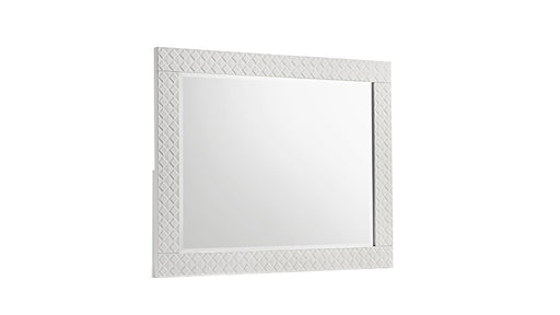 Blanca Mirror – Blanca Mirror White by Galaxy Home Furnishings