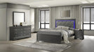 Blaze Bedroom Set – Blaze Twin 4PC Bedroom Set in Gray by Galaxy Home 