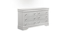 Blaze Dresser – Blaze Dresser White by Galaxy Home Furnishings