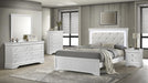 Blaze Bedroom Set – Blaze King 5PC Bedroom Set in White by Galaxy Home
