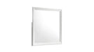 Blaze Mirror – Blaze Mirror White by Galaxy Home Furnishings