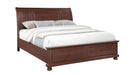 Boston Bed – Boston Queen Bed Walnut by Galaxy Home Furnishings