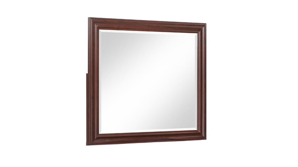 Boston Mirror – Boston Mirror Walnut by Galaxy Home Furnishings