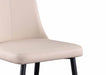 Modern Contour Tall Back Chair w/ Beige Upholstery & Tapered Legs - 4 per box BRIDGET-SC-BGE